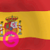 spanische Landesflagge elgato streamdeck und Loupedeck animierte GIF-Symbole als Hintergrundbild für die Tastenschaltfläche